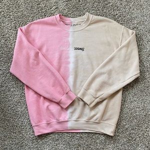 Ariana Grande Sweetener Tour Split Dye Crewneck